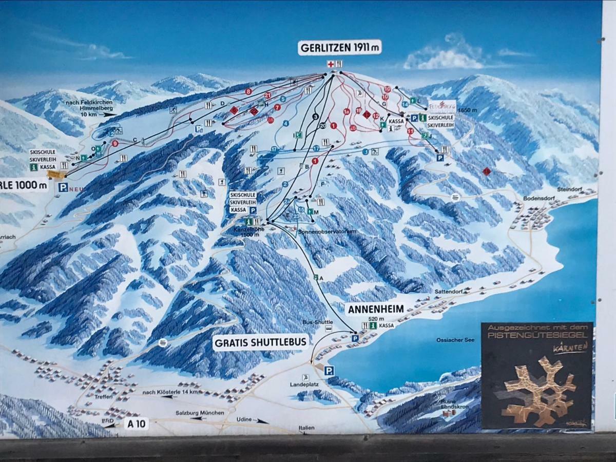 Fewo Mit Seeblick Bodensdorf Eksteriør bilde